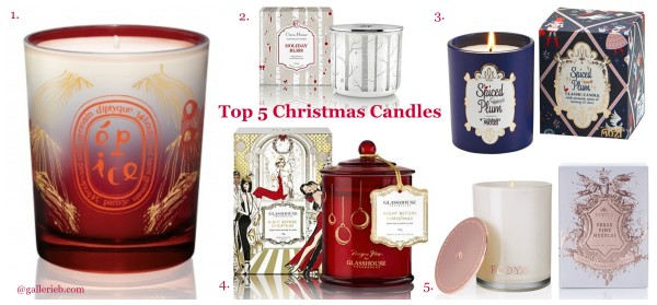 Top 5 Christmas Candles