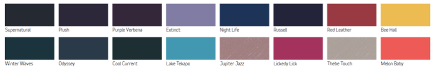 Friday's Favourites, Dulux 2016 Colour Forecast. Gallerie B