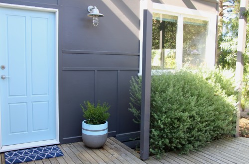 Front entrance with a pop of colour, Friday's Favourites Gallerie B blog