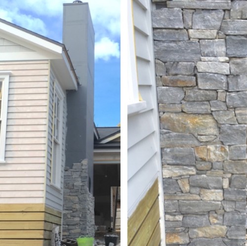 Our stone chimney progress, Friday's Favourites, Gallerie B blog.