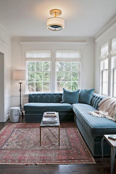 5 Ways to Style A Throw Rug: Gallerie B blog.