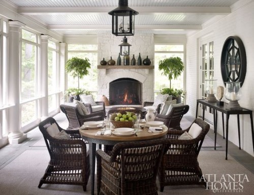 Perfect porch for entertaining. Friday's Favourites, Gallerie B blog.