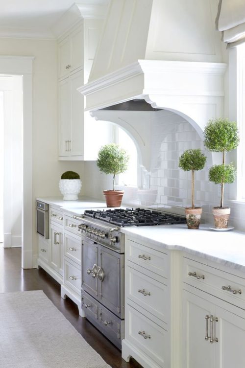 Classic white kitchen by Sarah Bartholomew. Friday's Favourites, Gallerie B.